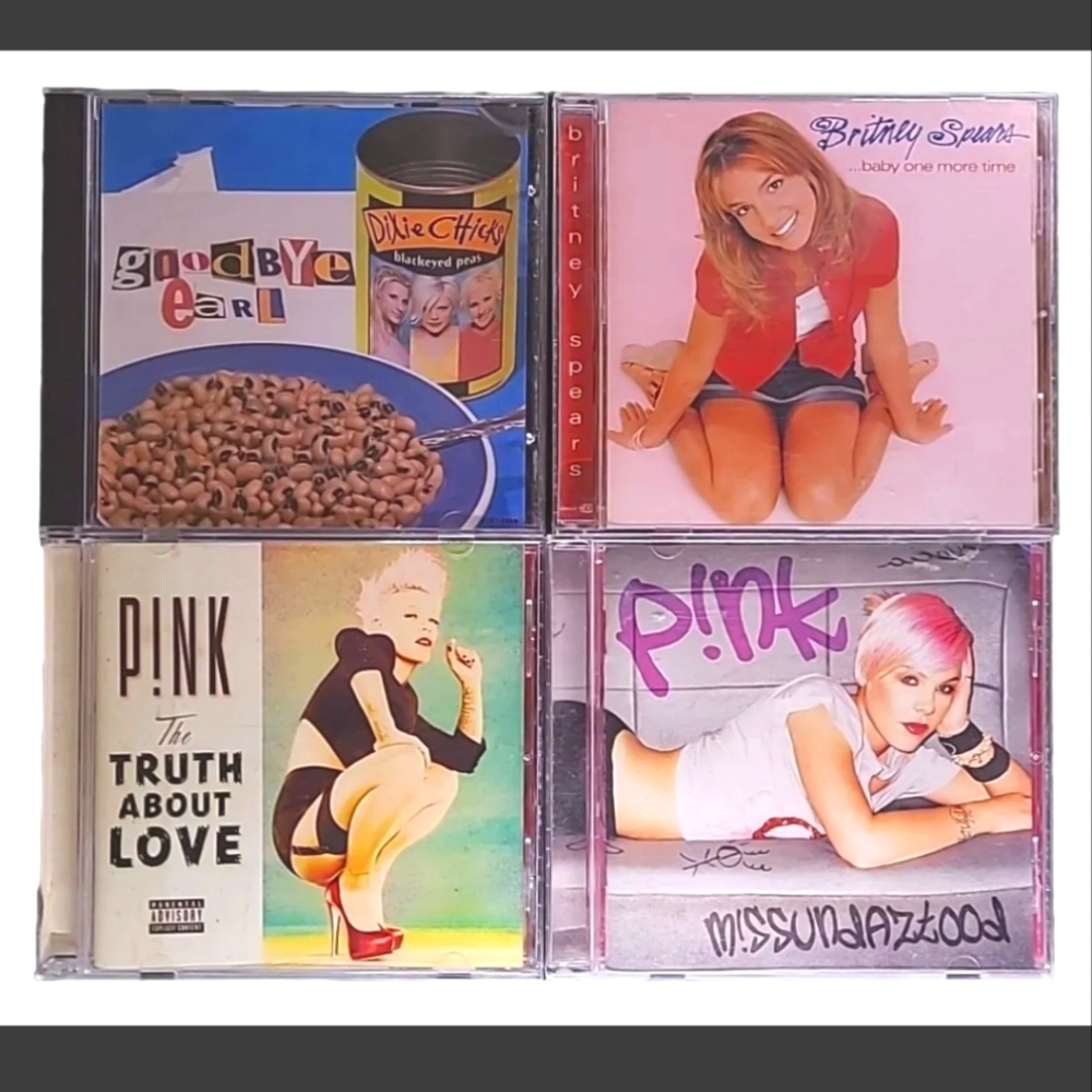 CD x4- Dixie Chicks / Britney Spears / P!nk (Pink) - Female Artist Lot / Pop